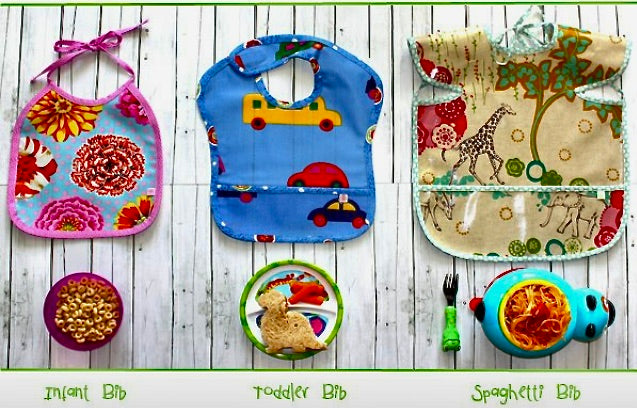 Oilcloth Bibs